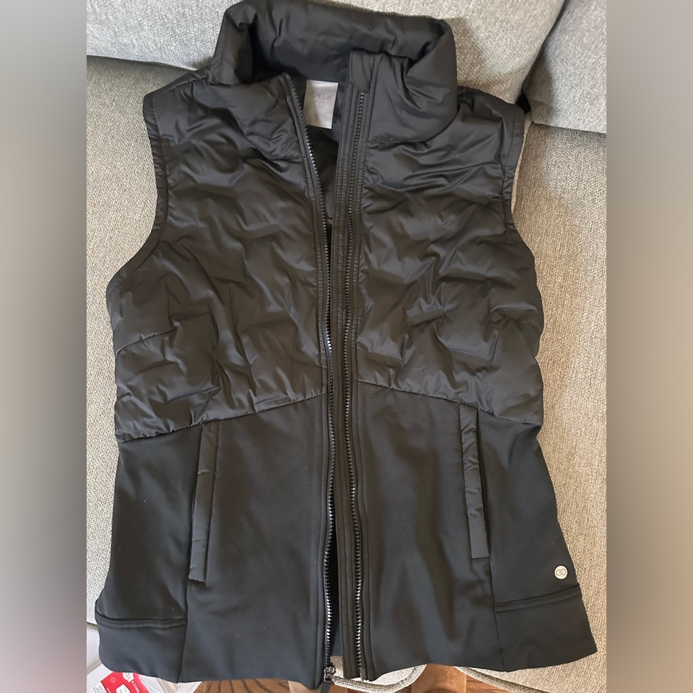 Calia women’s cold dash run vest- black